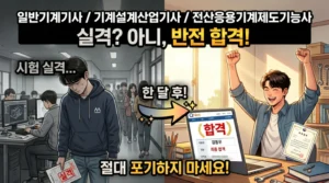 일반기계기사, 기계설계산업기사, 전산응용기계제도기능사 실격 사례와 예방법