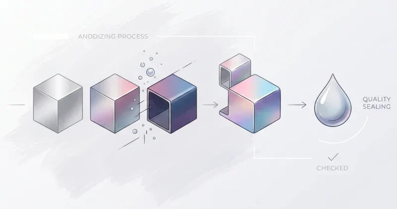 알루미늄 양극산화처리(Anodizing) 공정 순서와 밀봉(Sealing) 품질 검사 기준