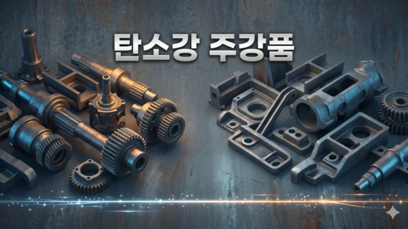 탄소강 주강품(SC) 규격 성분표 및 열처리