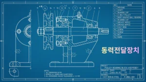 동력전달장치 주요 부품의 기능과 제도