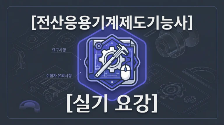 전산응용기계제도기능사_실기_요강