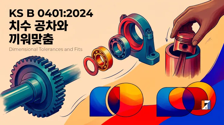 KS B 0401:2024 치수공차와 끼워맞춤 정리