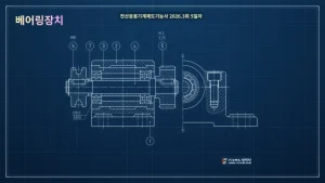 전산응용기계제도기능사_출제문제_베어링장치