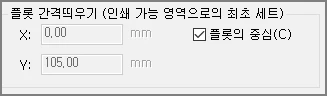 플롯 중심 원점 정렬 세팅