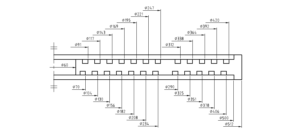 다단지름 약식 단선분리
